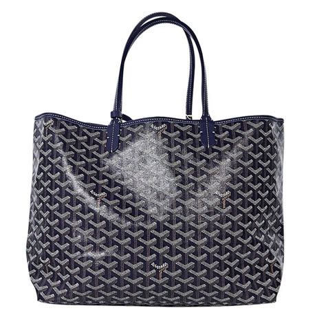 goyard navy tote saks|goyard tote bags.